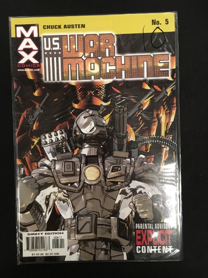 US War Machine #5-Max Comic Book