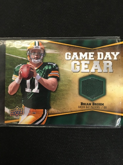 2009 Upper Deck Brian Brohm Packers Rookie Jersey Card