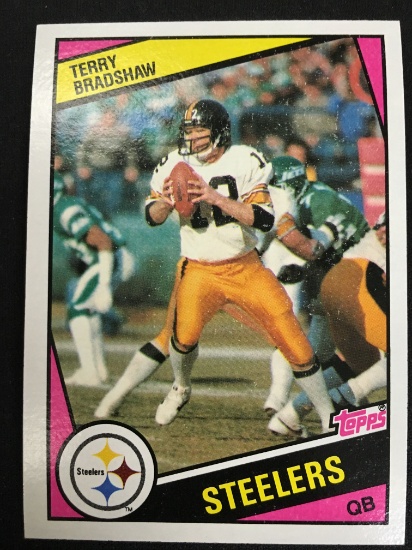 1984 Topps Terry Bradshaw Steelers Football Card