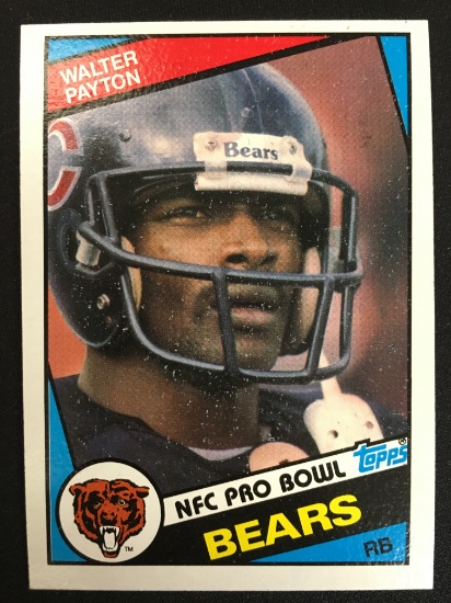 1984 Topps Walter Payton Bears Football Card