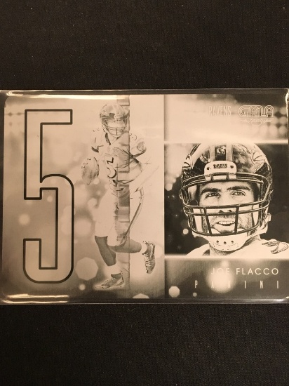 2016 Panini Gala Joe Flacco Ravens Black Printing Plate 1/1