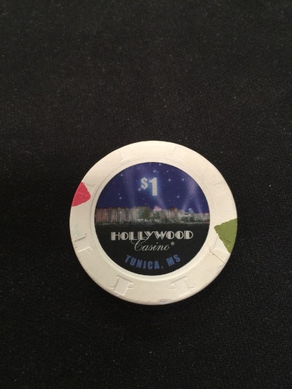 Hollywood Casino Tunica-MS $1 Casino Chip