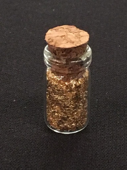 Sealed Gold Flake Vial