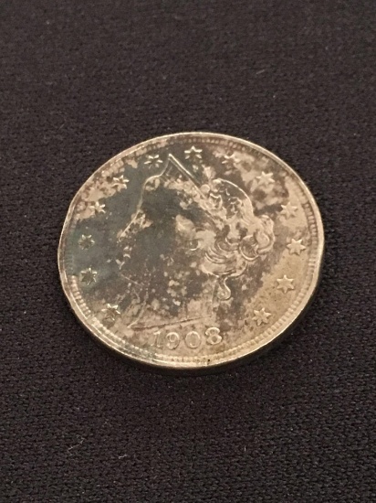 1908 United States Liberty V Nickel