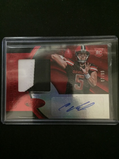 2016 Certified Cody Kessler Browns Rookie Autograph Jersey Patch Card /99
