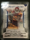2009 Playoff Prestige Rey Maualuga Bengals Rookie Autograph Card /399
