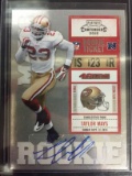2010 Panini Contenders Taylor Mays 49ers Rookie Autograph Football Card