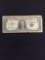 1957-B United States Washington $1 Silver Certificate Currency Bill Note