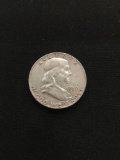 1959-United States Franklin Half Dollar - 90% Silver Coin
