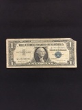 1957-A United States Washington $1 Silver Certificate Currency Bill Note