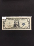 1935-A United States Washington $1 Silver Certificate Currency Bill Note