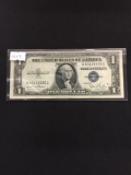 1935-D United States Washington $1 Silver Certificate Currency Bill Note