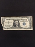 1957-B United States Washington $1 Silver Certificate Currency Bill Note