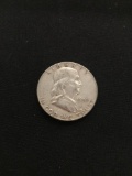1955-United States Franklin Half Dollar - 90% Silver Coin