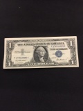 1957-United States Washington $1 Silver Certificate Currency Bill Note