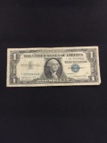 1957-A United States Washington $1 Silver Certificate Star Note Currency Bill Note