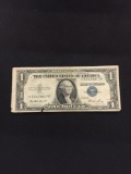 1935-E United States Washington $1 Silver Certificate Star Note Currency Bill Note