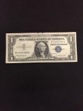 1957-B United States Washington $1 Silver Certificate Currency Bill Note