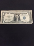 1957-B United States Washington $1 Silver Certificate Currency Bill Note