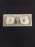 1957-B United States Washington $1 Silver Certificate Currency Bill Note