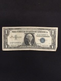 1957-A United States Washington $1 Silver Certificate Currency Bill Note