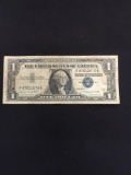 1957-A United States Washington $1 Silver Certificate Currency Bill Note