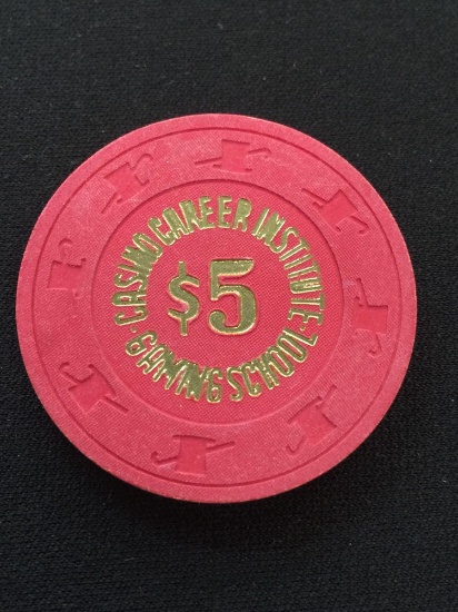 Casino Career $5 Gaming Chip