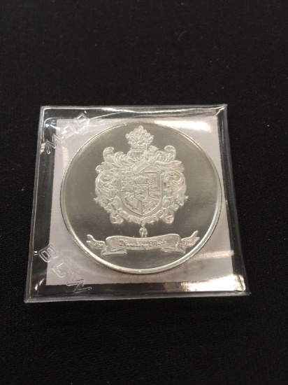 1 Troy Ounce .999 Fine Silver Heraldry Mint Bullion Round