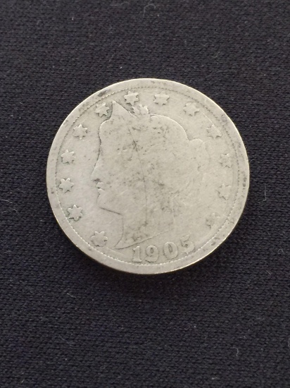 1905-United States Barber Liberty V Nickel