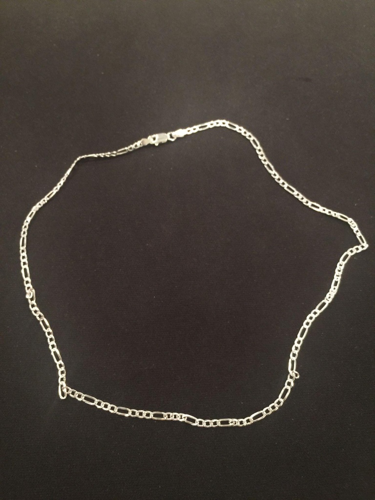 Petite "P.LUX" Designed Sterling Silver 18" Figaro Link Chain | Jewelry,  Gemstones & Watches Jewelry Costume & Fashion Jewelry | Online Auctions |  Proxibid