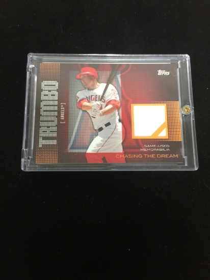 2013 Topps Mark Trumbo Angels Jersey Card