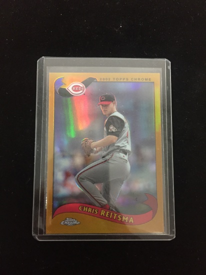 2002 Topps Chrome Refractor Chris Reitsma Reds Insert Card