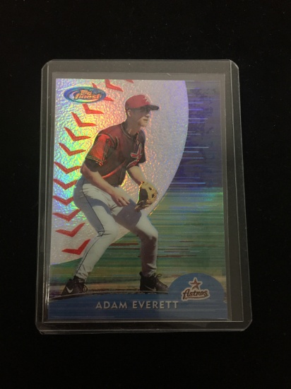 2000 Finest Refractor Adam Everett Astros Insert Card