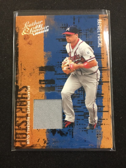 2005 Donruss Leather & Lumber Rafael Furcal Braves Jersey Card