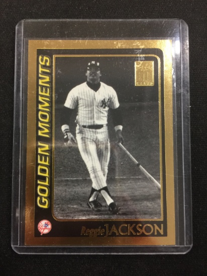 2001 Topps Gold Reggie Jackson Yankees Insert Card /2001 - RARE