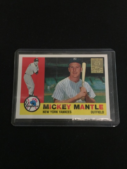 1996 Topps Mickey Mantle Yankees Commemorative Card (1960)
