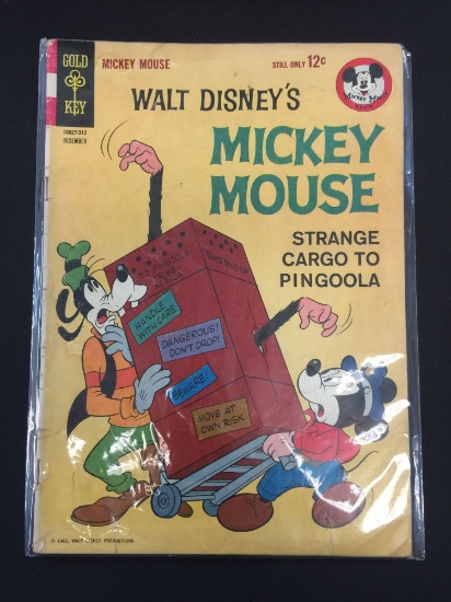 Walt Disney's Micky Mouse Strange Cardo to Pingoola #10027-312-Gold Key Comic Book