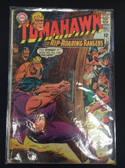 Tomahawk and his Rip-Roaring Rangers #113-DC Comic Book