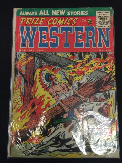 Prize Comics Western #114-Feature Publication Comic Book