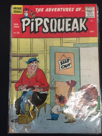 The Adventures of Pipsqueak #36-Archie Series Comic Book