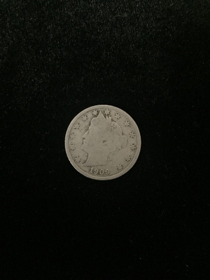 1909 United States Liberty Head V Nickel