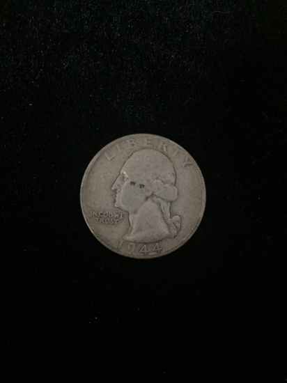 1944 United States Washington Quarter - 90% Silver Coin