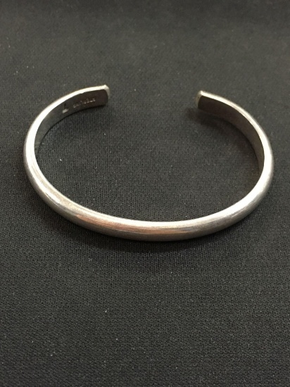 Classic Solid Sterling Silver Cuff Bracelet - 21 Grams