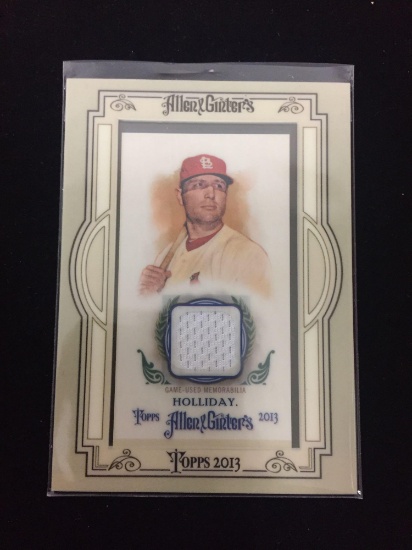 2013 Topps Allen & Ginter Matt Holliday Cardinals Jersey Card