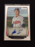 2013 Bowman Danny Salazar Indians Rookie Autograph Card