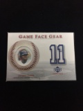 2003 Upper Deck Game Face Gear Jacque Jones Twins Jersey Card