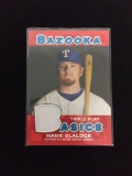 2006 Topps Bazooka Basics Hank Blalock Rangers Jersey Card