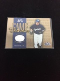 2002 Leaf Game Collection Geoff Jenkins Brewers Jersey Card