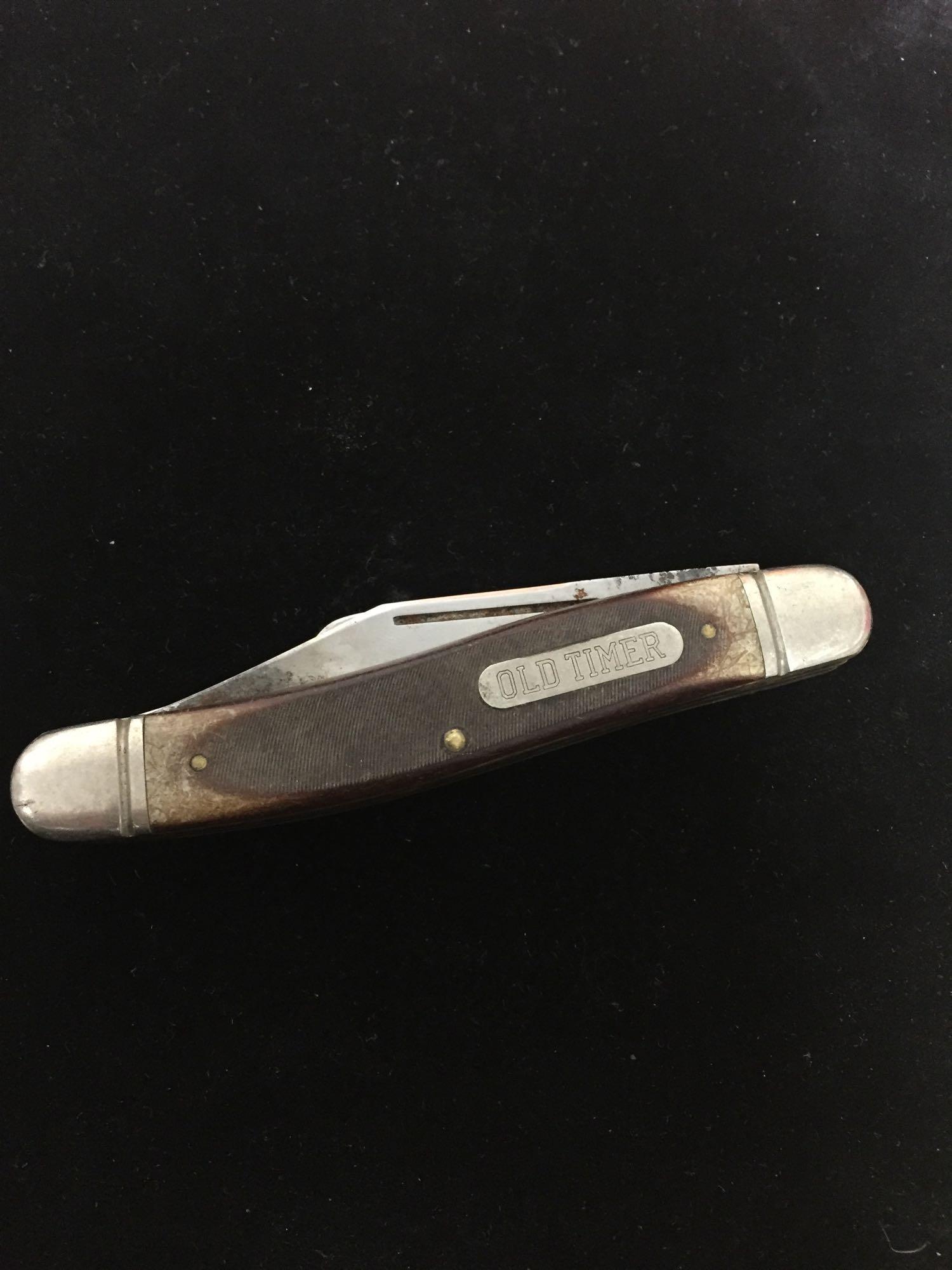 Vintage Schrade USA #856 Old Timer Multi Blade | Proxibid