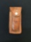 Vintage Kutmaster - Folding Pocket Knife with Carved Handle and Sheath